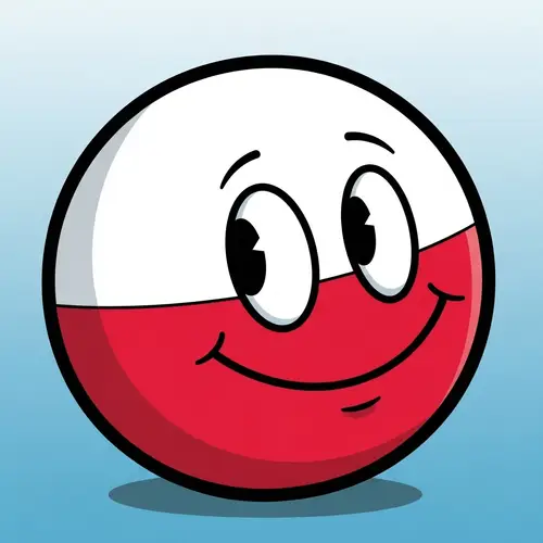 Polish Flag Inspired Cheerful Ball Design