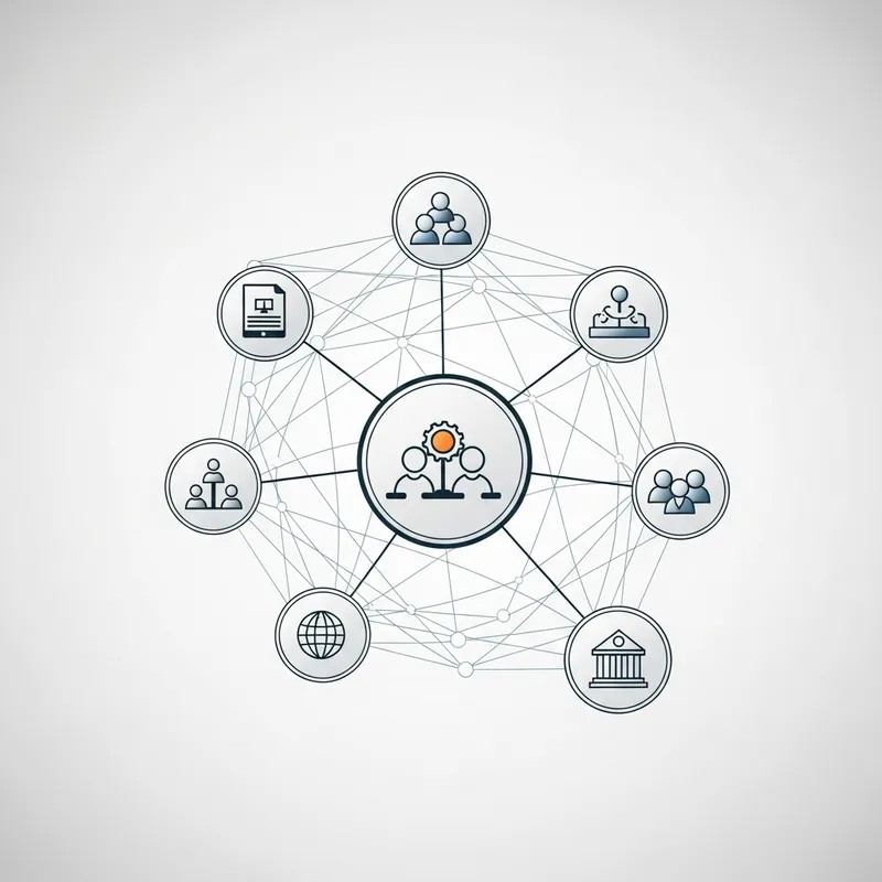 Technology Company Interlinked with Businesses and Government