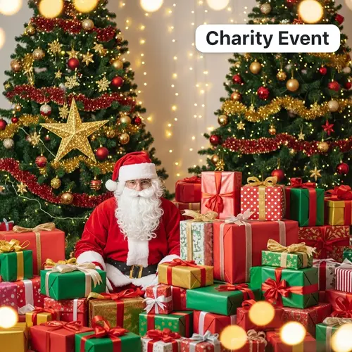 Christmas Charity Event | Festive Santa & Generous Gifts