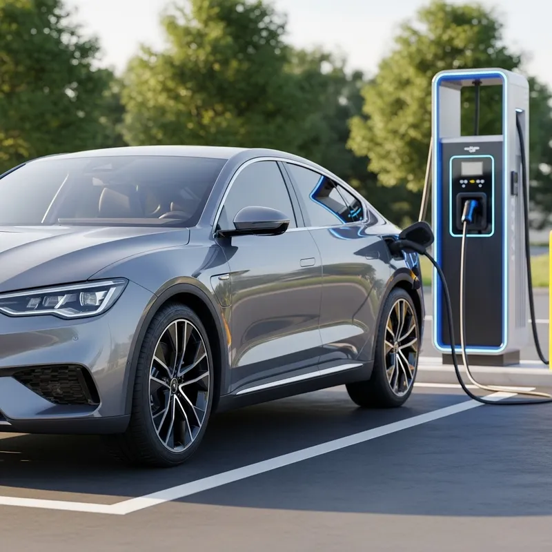 Brand New Electric Car Charging Station Visual Representation Brand New Electric Car Charging Station Visual Representation