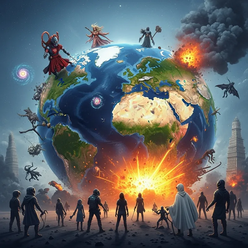 End of the World: Humanity and Cosmic Forces Collide End of the World: Humanity and Cosmic Forces Collide