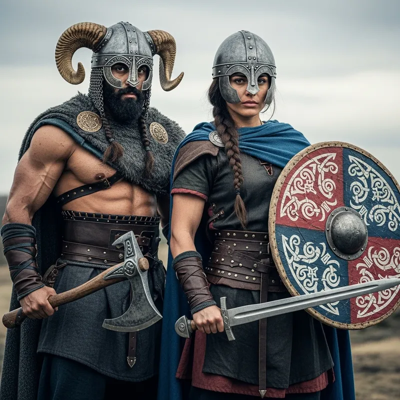 2 Super Strong Viking Warriors in Battle | Viking Strength