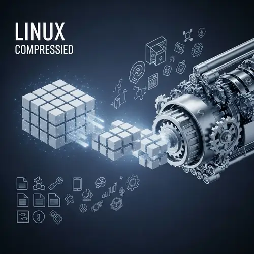 Efficient Linux Operating System Processing Compressed Files