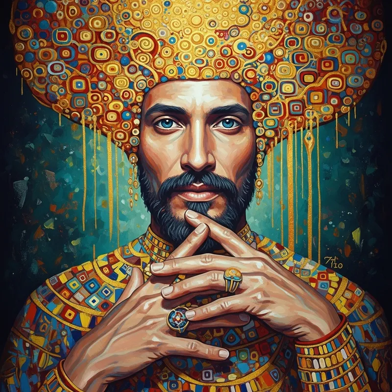 Mystical Portrait of Prophet Jason | Spiritual Guide