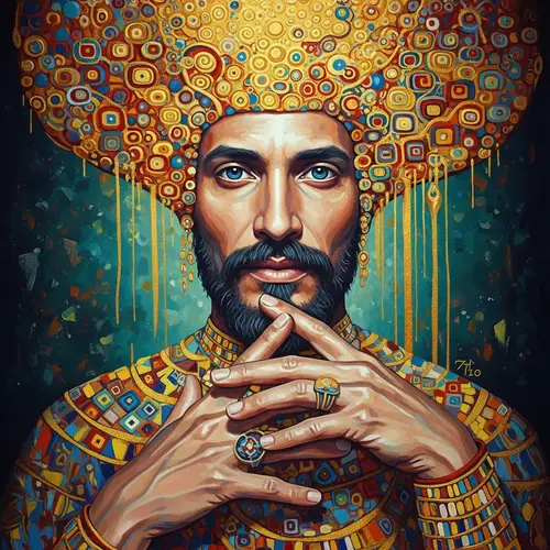 Mystical Portrait of Prophet Jason | Spiritual Insight & Creativity