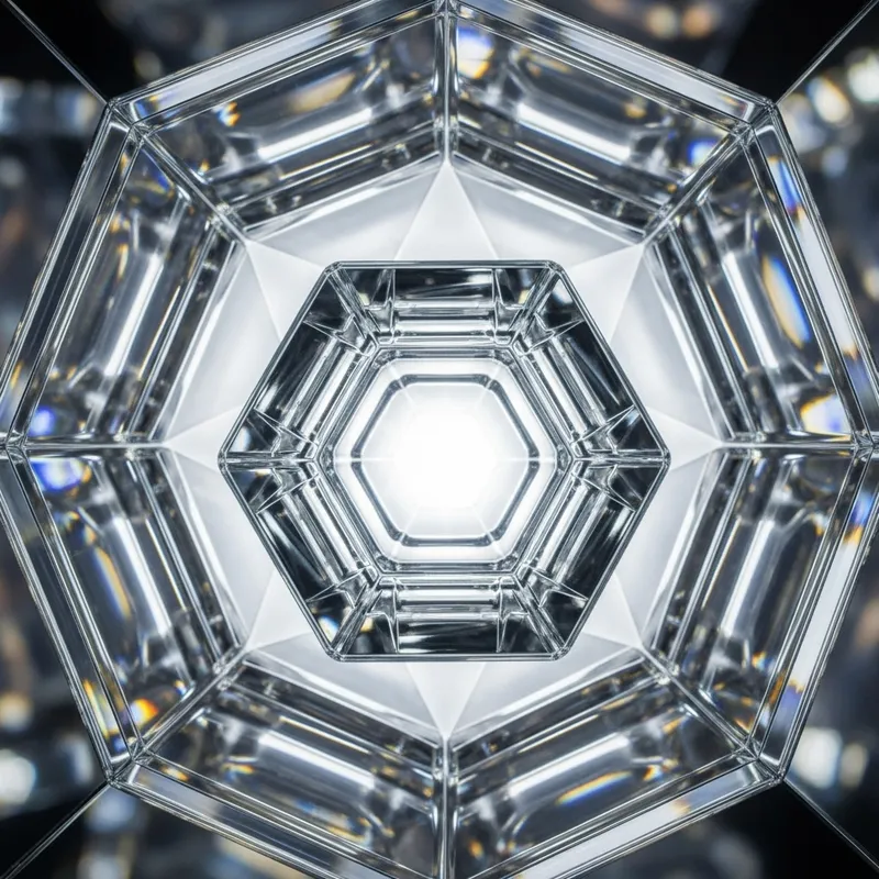 Clear Glass Icosahedron with Dodecahedron Inside Clear Glass Icosahedron with Dodecahedron Inside