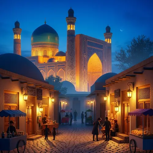 Tashkent Night Life: Hazrati Imam Mosque & Traditional Mahalla
