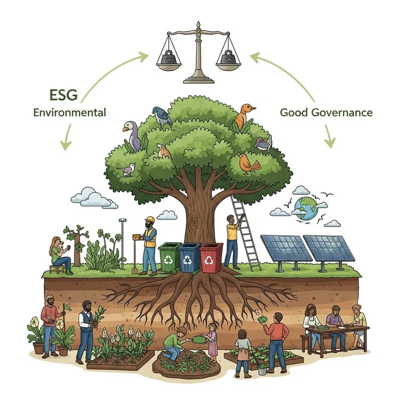 ESG Sustainability Strategies: Optimizing Environmental, Social Responsibility