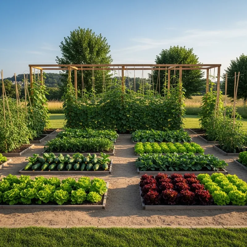 Minimalist Vegetable Gardens | Elegant Design & Raised Beds