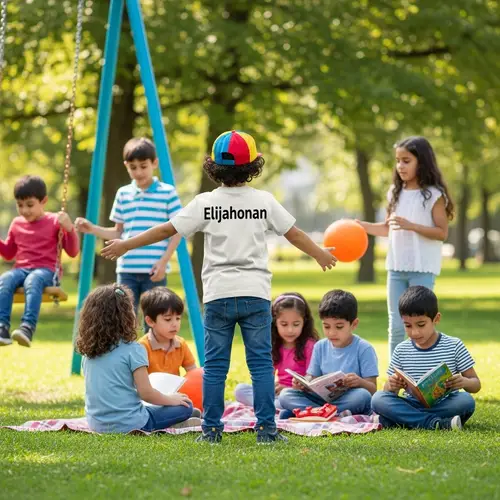 Diverse Group of Kids Playing in Park - Elijahonan