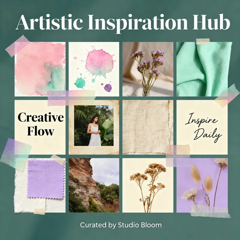 Artistic Moodboard Collage Ideas for Inspiration