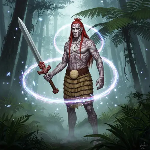 Patupaiarehe: Mythic Maori Vampire Elves in New Zealand Forest