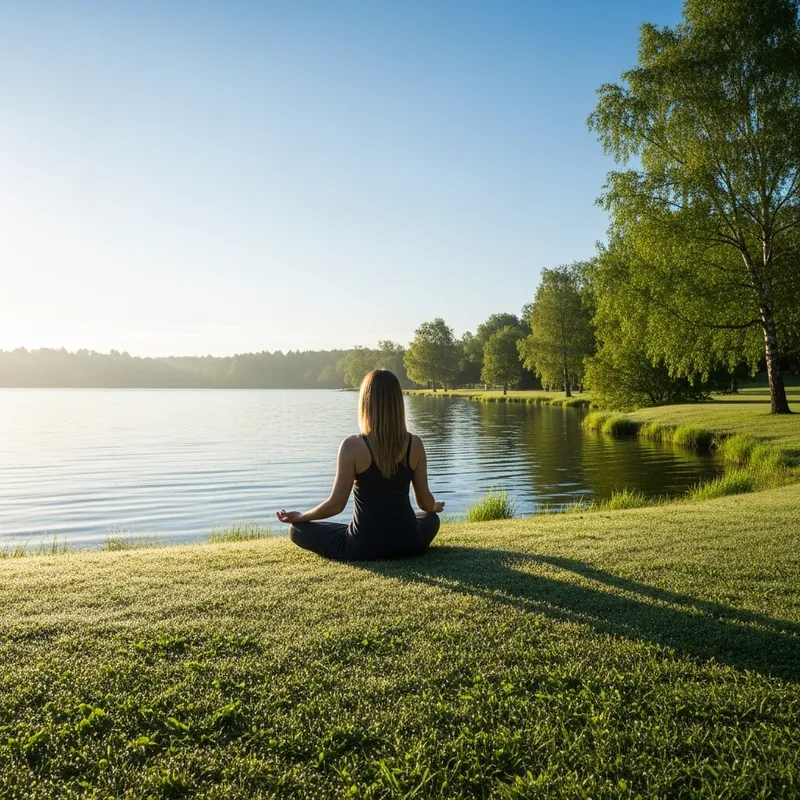 Tranquil Meditation Background - A Realistic & Comforting Setting