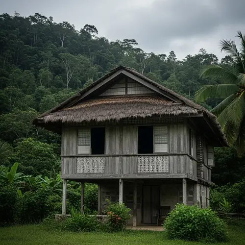 Mysterious Old House in a Secluded Philippine Village