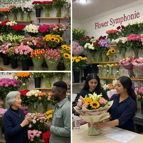 Flower Symphonie: Local Flower Shop with Creative Bouquets