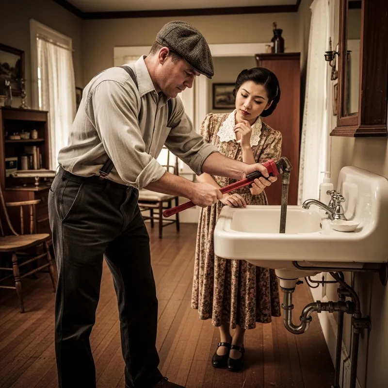 Vintage Style Drain Issues Fixing