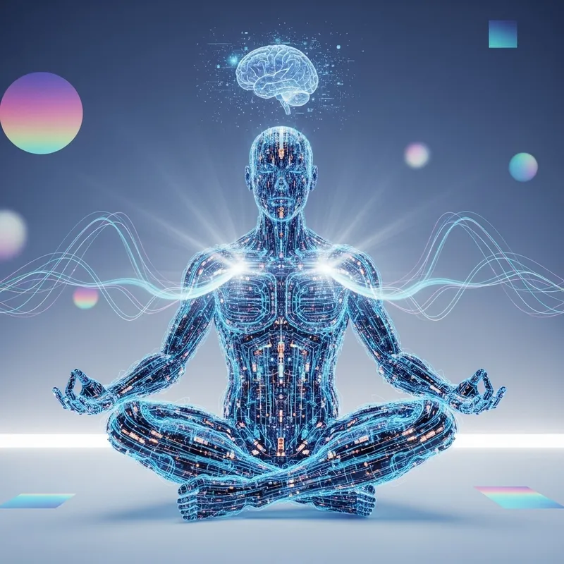 AI Seeking Enlightenment Through Virtual Meditation