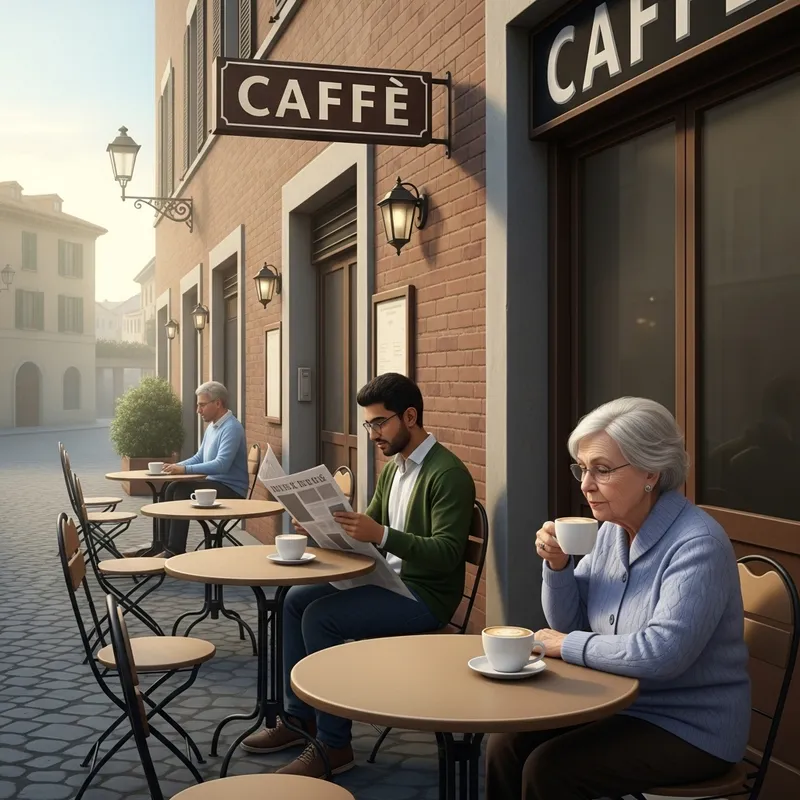 Charming Italian Caffè: Morning Bliss in Italy Charming Italian Caffè: Morning Bliss in Italy