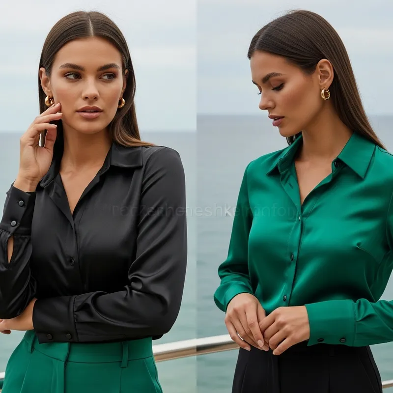 Elegant Satin Blouse for Stylish Women