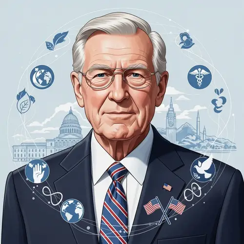 Digital Art of Biden: Unity and Resilience Theme