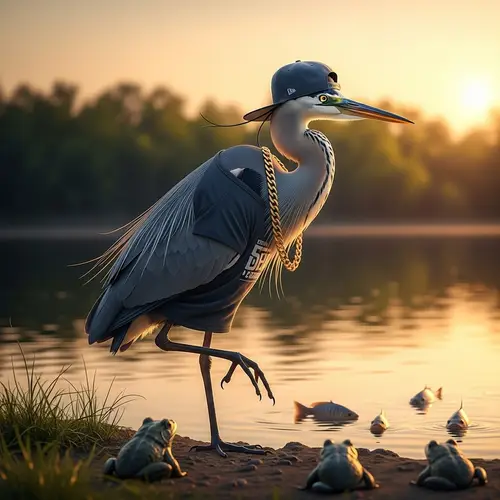 Una Garza Rapera: Rhymes by the Pond