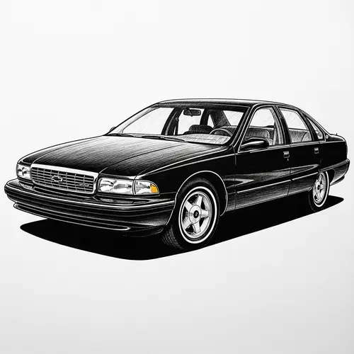 Stunning 1996 Chevrolet Caprice Black Sketch