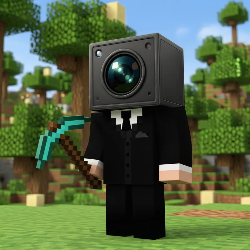 Blocky Video Game Avatar for YouTube Channel