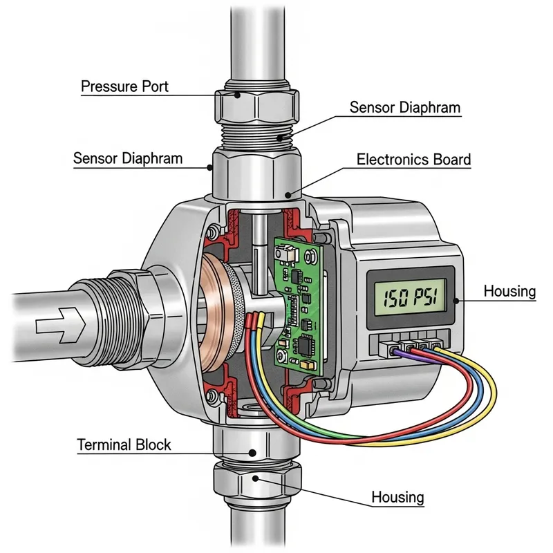 APC-2000ALW Pressure Transmitter Connection Guide