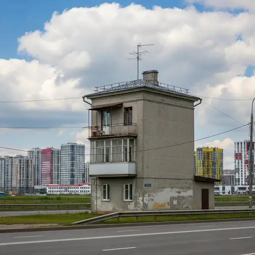 Charming Three-Story Khrushchyovka House in Russia