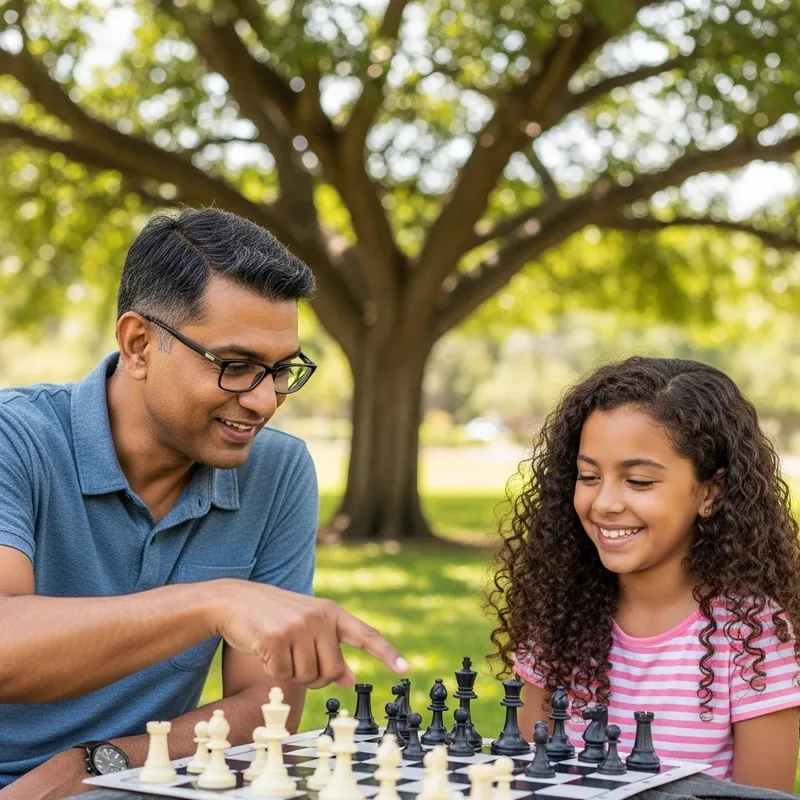 Friendship and Learning: Chess in the Park