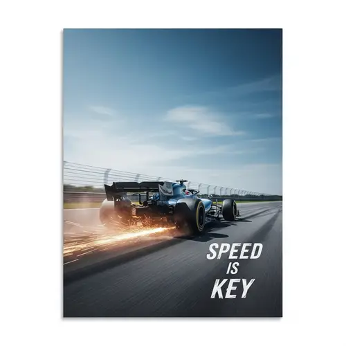 Modern Formula 1 Race Car Poster | Speed is Key
