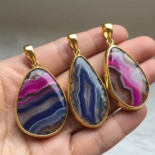 Mesmerizing Vibrant Multi-Colored Agate Jewelry | Unique Styles