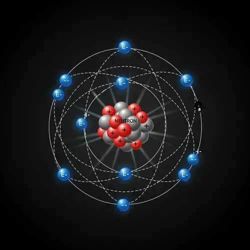 Boron Atom Structure in Rutherford Model with 6 Electrons