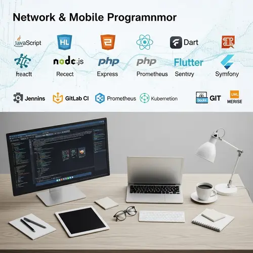 Professional Web & Mobile Developer Banner Design