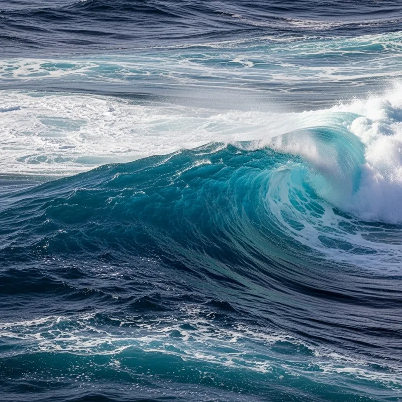 Ocean Waves Abstract Art | Dynamic Scene