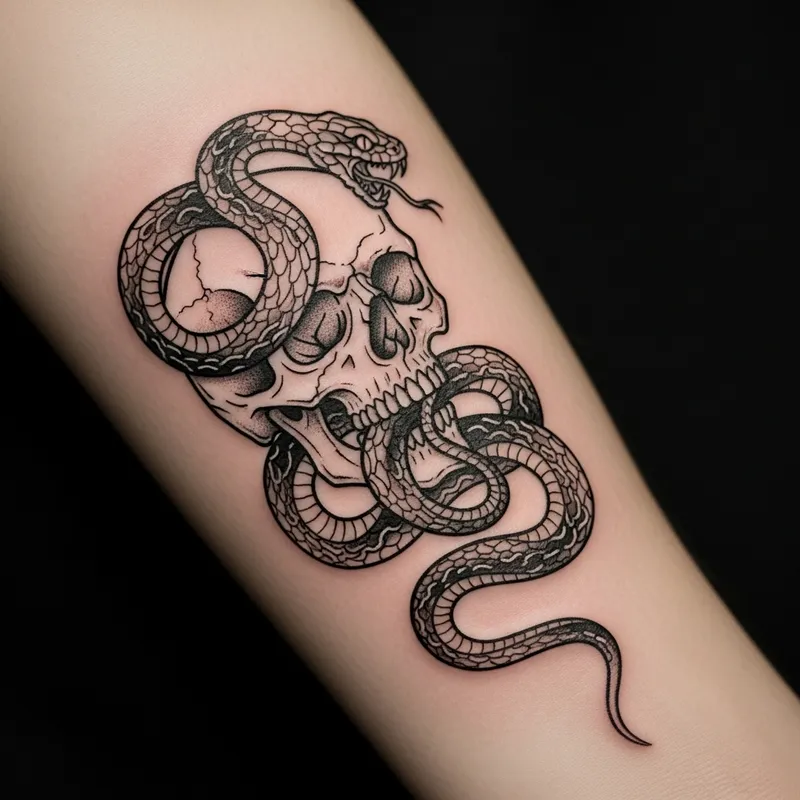 Dark Mark Tattoo Design from Harry Potter