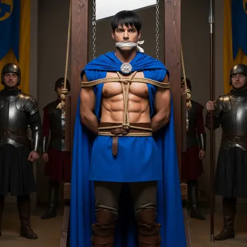 Valiant White Prince Bound for Execution - Intense Royal Scene