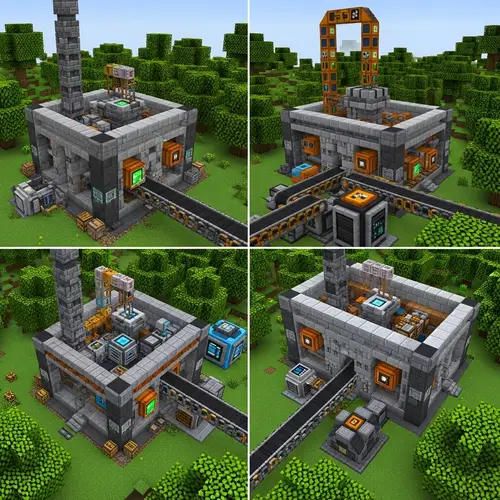 Minecraft Industrial Mode: Advanced Structures