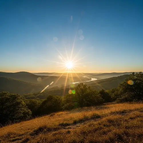 Golden Sun: Radiant Majesty in the Azure Sky