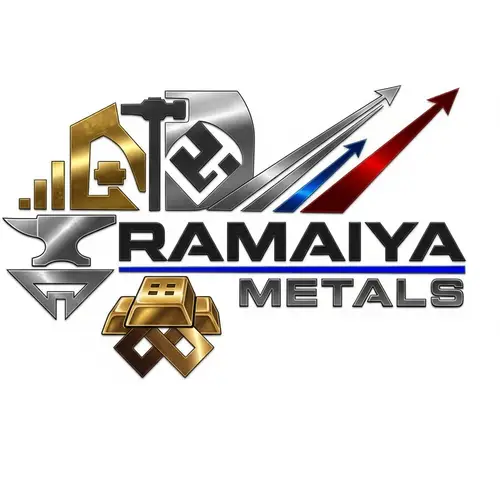 Ramaiya Metals: Innovative Corporate Logo Inspired by Metal Industry