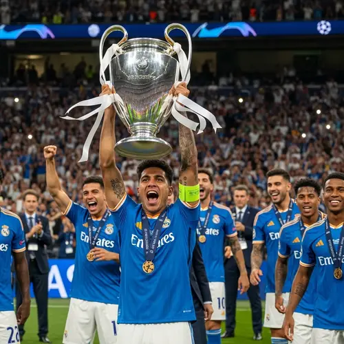 Angel Martinez Scores Decisive Goal to Win Champions League