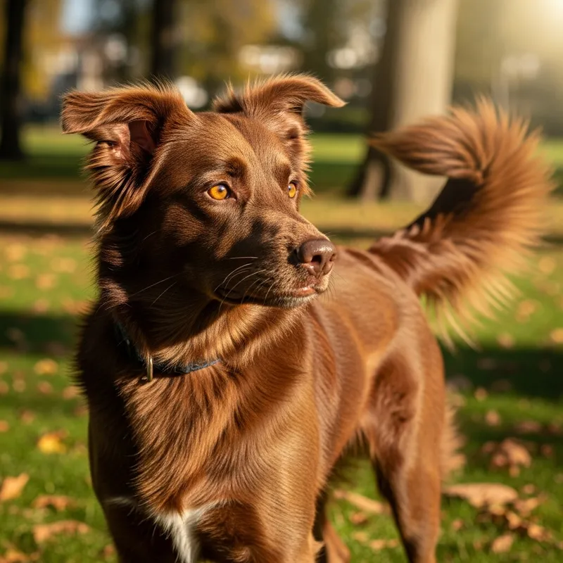Adorable Dog Basking in Sunlight | Healthy and Groomed Coat