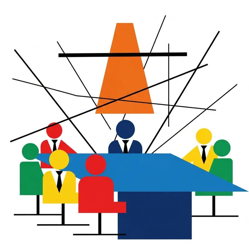 Modern Artistic Company Management Scene