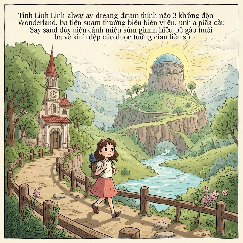 Linh's Adventure to Wonderland: A Beautiful Fairy Tale Journey