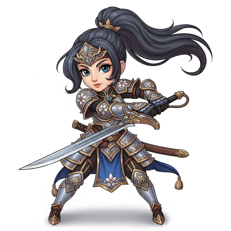 Naraka Bladepoint Cute Tessa - Adorable Warrior Character