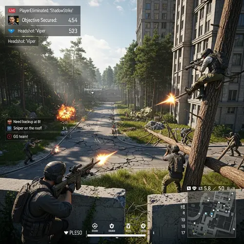 Online Multiplayer Gaming | Battleground Shootout Scene