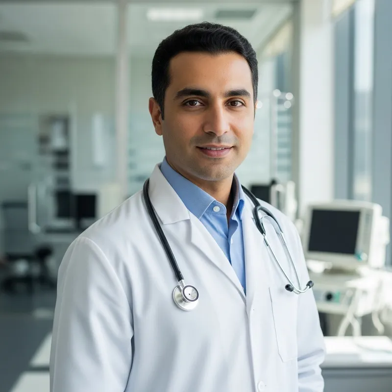 Virtual Medical Consultations with Young Saudi Arabian Male Doctor - Professional Healthcare Services