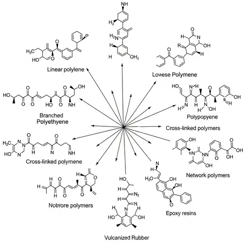 Chemical Structure of Possible Polymers | Polymerization Process
