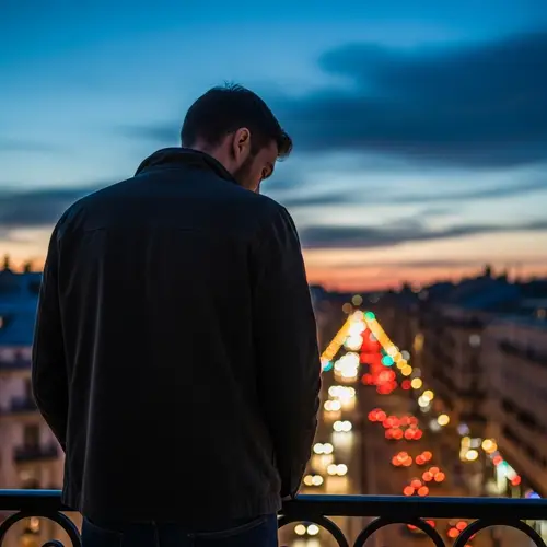 Man Concealing Face - Mystery in Motion