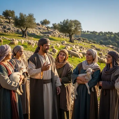 Middle-Eastern Pastor Engaging with Female Pastors | Era of Jesus Christ